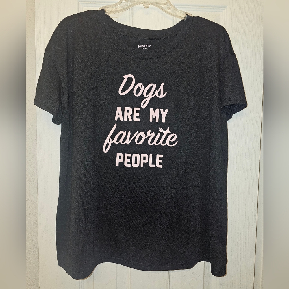 Women's Dog Lover Black T-Shirt